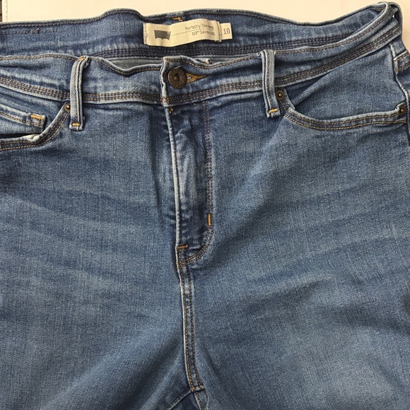 Levi's Perfectly Slimming 512 Skinny Leg Blue Jeans $59 - Picture 7 of 11